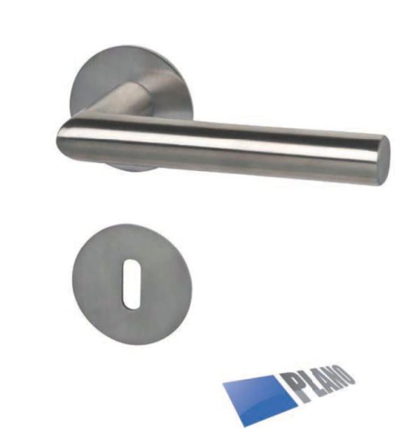 Ronny-II-R-serie-32450010 Edelstahl sat.-Zimmertürgarnitur-